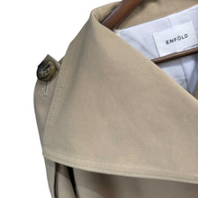 画像をギャラリービューアに読み込む, ENFOLD エンフォルド 19SS ショートトレンチコート 300CS230-0300 38 ベージュ R14660