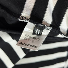 Lade das Bild in den Galerie-Viewer, AUBERGE オーベルジュ BIG CHARLOTTE ボーダーカットソー ロングスリーブTシャツ 40 ブラック×ホワイト R14628