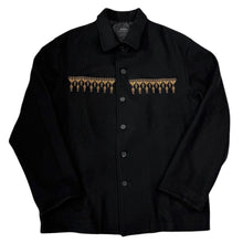 Load image into Gallery viewer, S'YTE by yohji yamamoto サイト ヨウジヤマモト COMPRESSED JERSEY ETHNIC EMBROIDERED BLOUSON エスニック刺繍オーバーサイズシャツジャケット UV-Y12-103 14248