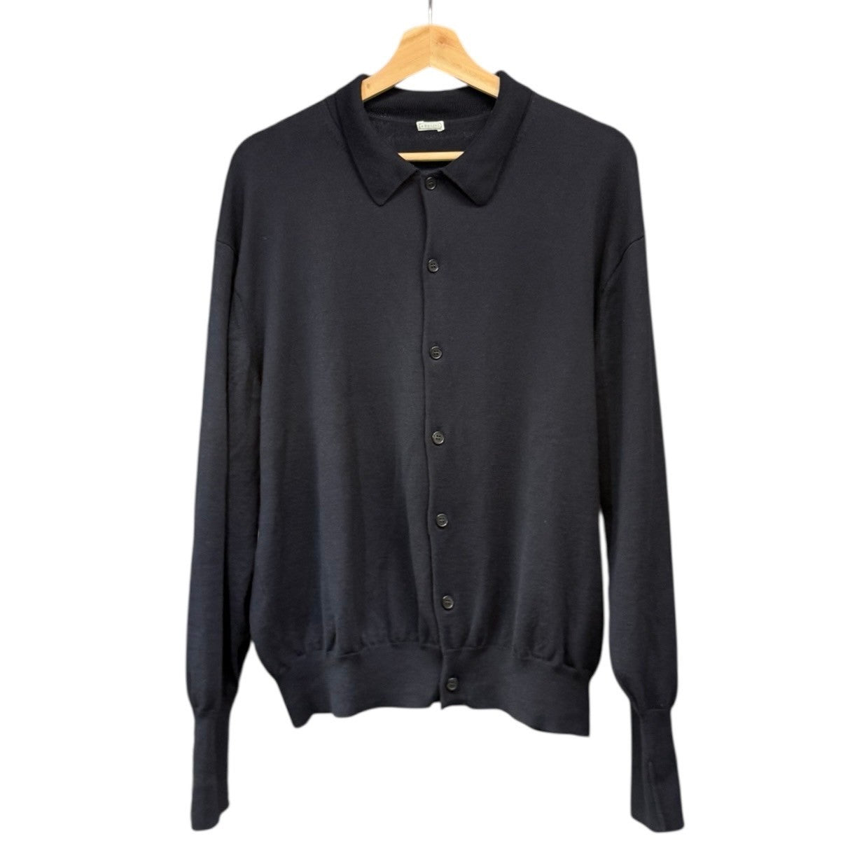 A.PRESSE アプレッセ 24AW Wool Knit Polo Collar Cardigan