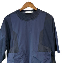 Load image into Gallery viewer, nagonstans ナゴンスタンス 22AW ナイロン切替ワイドシルエットTシャツ 470FA480-0350 M ネイビー 14535
