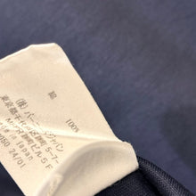 Lade das Bild in den Galerie-Viewer, BARNEYS NEW YORK バーニーズニューヨーク アルビニ社製コットンロングスリーブカットソー 2216182 S ネイビー 15486