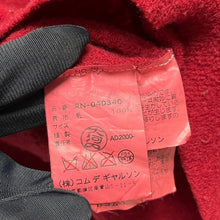 Lade das Bild in den Galerie-Viewer, robe de chambre COMME des GARCONS ローブドシャンブルコムデギャルソン 製品染め加工ウール縮絨加工ハイネックカットソー RN-040340 AD2000 レッド 3526