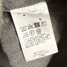 画像をギャラリービューアに読み込む, COMOLI コモリ 21SS ヨリ杢シャツ T01-02017 14099