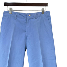画像をギャラリービューアに読み込む, JUNYA WATANABE ジュンヤワタナベ SAMPLE コットンスラックスパンツ ブルー 14999