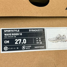 画像をギャラリービューアに読み込む, mizuno ミズノ 25SS WAVE RIDER 10 ローカットスニーカー D1GA243111 27cm オフホワイト 15149