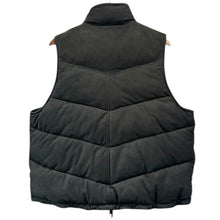 Load image into Gallery viewer, CCU シーシーユー 25AW PADDING VEST COW NUBUK 中綿レザーベスト 1 ブラック 15137