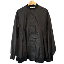 画像をギャラリービューアに読み込む, ENFOLD エンフォルド 21SS C/SI タイプライターオーバーフレアブルゾン 300ES930-1720 38 ブラック R14662