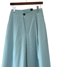 画像をギャラリービューアに読み込む, nagonstans ナゴンスタンス 25AW tuck wide pants タックワイドパンツ 470IA431-0331 M ブルー 15015