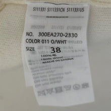 画像をギャラリービューアに読み込む, ENFOLD エンフォルド 21AW レイヤーカフプルオーバーニット 300EA270-2330 38 アイボリー 14546