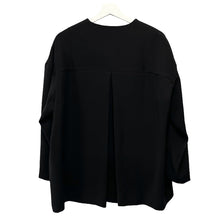 画像をギャラリービューアに読み込む, ENFOLD エンフォルド LOOSE JACKET ノーカラールーズジャケット ブラック 300GS930-0220