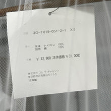 画像をギャラリービューアに読み込む, noir kei ninomiya ノワールケイニノミヤ 25SS ナイロンチュール綿ポンチカットソー Tシャツ 3O-T019 XS ホワイト 14833