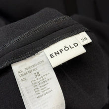 画像をギャラリービューアに読み込む, ENFOLD エンフォルド 21SS ダブルクロスジャンパースカート 300ES231-0130 38 ブラック 14707