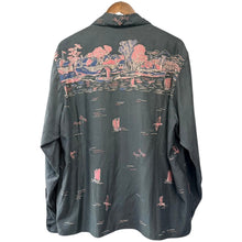 将图片加载到图库查看器,NICENESS ナイスネス 26SS B.PALMER Port Print Board Shirt オープンカラーシャツ S ブラック 15498