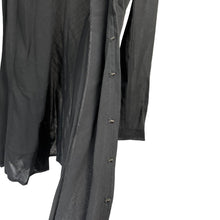 画像をギャラリービューアに読み込む, JUNYA WATANABE ジュンヤワタナベ 04SS ウールポリエステルカットオフデザインジャケット JM-J017 M ブラック 3480