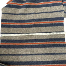 画像をギャラリービューアに読み込む, RRL ダブルアールエル ストライプブランケットマフラー グレー R14625