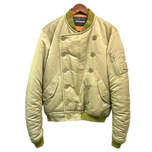 Lade das Bild in den Galerie-Viewer, PHENOMENON フェノメノン 13AW Double MA-1 Jacket ボンバージャケット 40 カーキ 15421