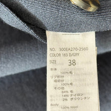 이미지를 갤러리 뷰어에 로드 , ENFOLD エンフォルド 21AW CASHFEEL ウールサイドボタンプルオーバーニットセーター 300EA270-2560 38 グレー R14602