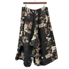 画像をギャラリービューアに読み込む, S'YTE by yohji yamamoto サイト ヨウジヤマモト 25AW PATCHWORK CUT JACQUARD CULOTTE PANTS イージーキュロットパンツ UM-P02-015 3 ブラック 15172
