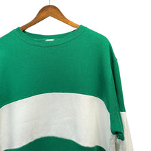 Load image into Gallery viewer, champion チャンピオン USA製 2トーンスウェット XL グリーン 古着 14861
