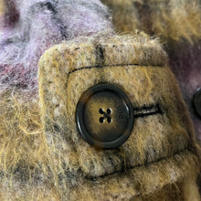 画像をギャラリービューアに読み込む, See by Chloe シーバイクロエ 15AW アルパカシャギーチェック柄ダブルブレストコート 13860