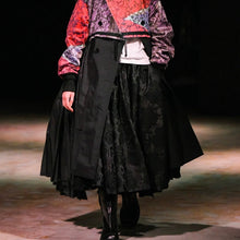 画像をギャラリービューアに読み込む, tao COMME des GARCONS タオ コムデギャルソン 22AW SAMPLE 花柄刺繍イージープリーツスカート