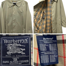 Lade das Bild in den Galerie-Viewer, BURBERRY バーバリー HANS ALFRED TERNER 80's VINTAGE RIDER COAT 一枚袖 ライダーコート