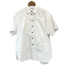 画像をギャラリービューアに読み込む, nagonstans ナゴンスタンス 25SS dot-motif shirt ドットモチーフシャツ 470IA530-0641 M ホワイト 14785