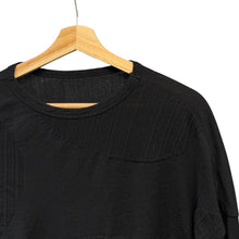 Load image into Gallery viewer, Y's ワイズ 23SS 七分袖ショート丈デザインカットソー YZ-T70-078 2 ブラック 14758