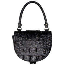 이미지를 갤러리 뷰어에 로드 , Maison Martin Margiela メゾンマルタンマルジェラ 初期 クロコ型押しワンショルダーレザーハンドバッグ 13959