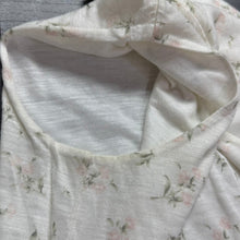 画像をギャラリービューアに読み込む, tricot COMME des GARCONS トリココムデギャルソン 小花柄リネンノースリーブカットソー タンクトップ ホワイト 14993