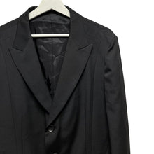 画像をギャラリービューアに読み込む, Yohji Yamamoto POUR HOMME ヨウジヤマモトプールオム 24SS DUAL FABRIC GABARDINE PEAK LAPEL JACKET ウールギャバジンジャケット HS-J32-100