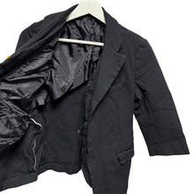 Load image into Gallery viewer, COMME des GARCONS コムデギャルソン 09AW ポリエステル縮絨加工ベストレイヤード7分袖ジャケット GD-J079 AD2009 13759