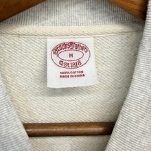 将图片加载到图库查看器,BROOKS BROTHERS ブルックスブラザーズ コットンフレンチテリーロゴベースボールジャケット M グレー 15157