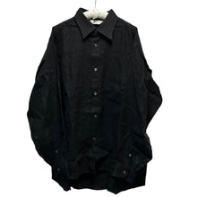 Load image into Gallery viewer, ANCELLM アンセルム 22AW LINENSUEDE OVERSIZED LS SHIRT リネンスウェードオーバーサイズシャツ ANC-SH10