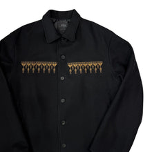 Load image into Gallery viewer, S'YTE by yohji yamamoto サイト ヨウジヤマモト COMPRESSED JERSEY ETHNIC EMBROIDERED BLOUSON エスニック刺繍オーバーサイズシャツジャケット UV-Y12-103 14248