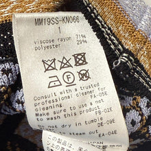 Load image into Gallery viewer, Mame Kurogouchi マメクロゴウチ 19SS Jacquard Knit Top アシンメトリージャガードニット MM19SS-KN066 14200