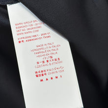Load image into Gallery viewer, MARNI マルニ 20SS ホワイトステッチレーヨンロングワンピース ABMA0441O1 40 ネイビー 14690