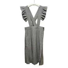 Load image into Gallery viewer, COMME des GARCONS GIRL コムデギャルソンガール 23AW 千鳥格子柄フリルデザイン吊りスカート NL-A003