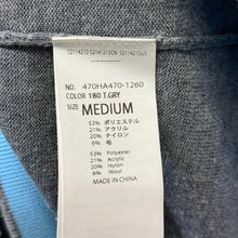 画像をギャラリービューアに読み込む, nagonstans ナゴンスタンス 24AW a-line pullover プルオーバーニットセーター 470HA470-1260 M グレー 15256