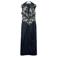 Load image into Gallery viewer, JUNYA WATANABE ジュンヤワタナベ 97SS 花柄刺繍チェック柄ドレスワンピース