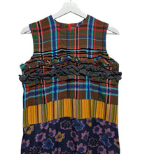 Lade das Bild in den Galerie-Viewer, robe de chambre COMME des GARCONS ローブドシャンブルコムデギャルソン マルチパターン切替ノースリーブワンピース RO-04012 AD2000 14218