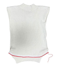 画像をギャラリービューアに読み込む, Maison Margiela メゾンマルジェラ 21SS Knit Vest ニットベスト S50TH0045 S ホワイト 3440