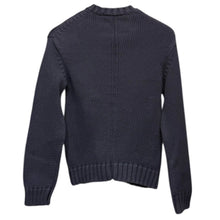 이미지를 갤러리 뷰어에 로드 , JUNYA WATANABE ジュンヤワタナベ 90's コットンクルーネックニット AD1998 JN-100010 ネイビー 15001