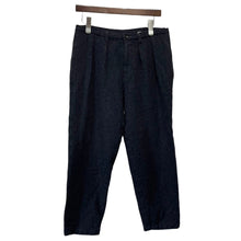 画像をギャラリービューアに読み込む, tricot COMME des GARCONS トリココムデギャソン 18AW ウール縮絨加工2タックテーパードパンツ M ネイビー TB-P008 3506