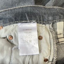 画像をギャラリービューアに読み込む, MOTHER マザー INSIDER CROP STEP FRAY クロップドレイヤーカットデニムパンツ 1157-743