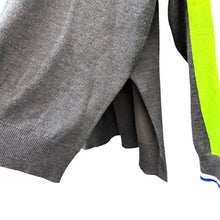 画像をギャラリービューアに読み込む, ENFOLD エンフォルド 22AW LINE WIDE PULLOVER プルオーバーニットセーター 300FA270-2790 38 グレー 14796