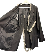 画像をギャラリービューアに読み込む, Yohji Yamamoto POUR HOMME ヨウジヤマモトプールオム 24SS W/RY HARD TWISTED GABARDINE BACK PT JACKET メッセージ刺繍スナップボタンジャケット HS-J28-102 14254