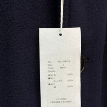 이미지를 갤러리 뷰어에 로드 , COMOLI コモリ 22AW ベルト付きミリタリーコート 3 ネイビー W03-04014 14971