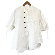 画像をギャラリービューアに読み込む, ENFOLD エンフォルド 24SS WAVE-HEM SHIRT ウェーブヘムシャツ 300HS230-1570 38 ホワイト 14798